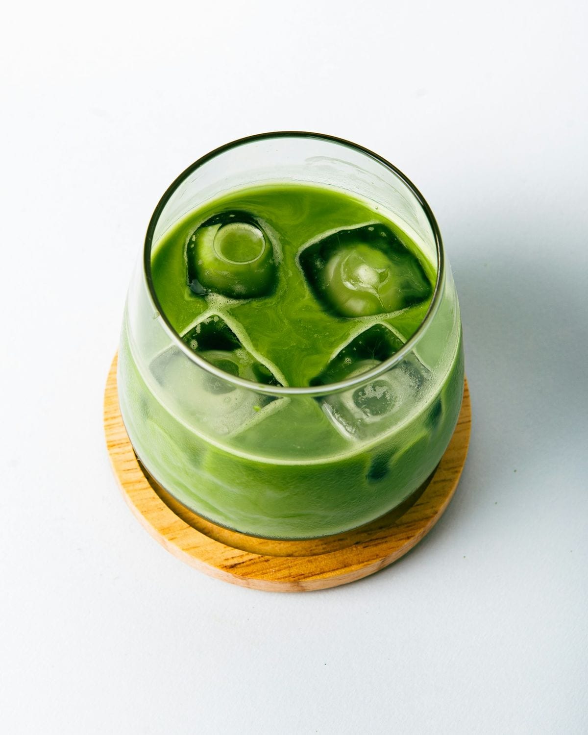 Luxe Classic Matcha — Ceremonial-grade Japanese matcha, whisked by hand and poured over milk of your choosing. The house standard, and the reason for all of this.